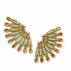 NWT Kendra Scott Vintage Gold
Statement Earrings